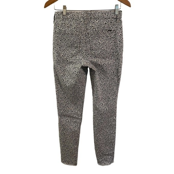 Ella Moss High Rise Skinny Jeans Animal Leopard Print Women's Size 26 - Picture 2 of 11